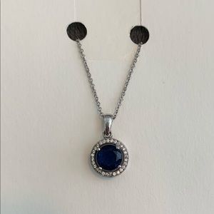💙🤍💙BEAUTIFUL SAPPHIRE COLORED NECKLACE🦋